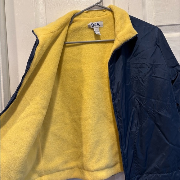 Vintage Q&A Blue and Yellow Jacket - Size Large - Picture 7 of 7